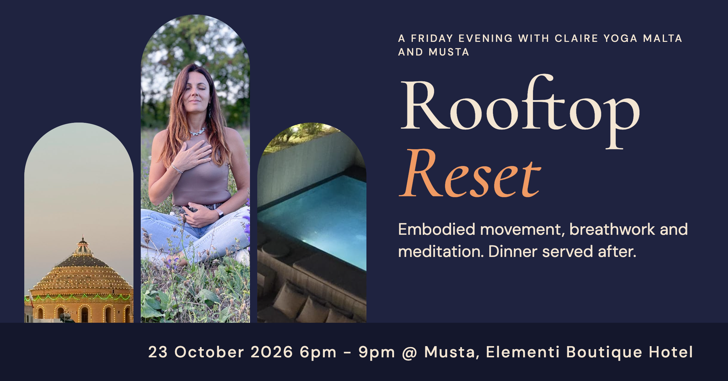 Roof top Reset - Embodied Movement and Dinner